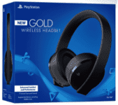 PS4 New Gold Wireless Headset